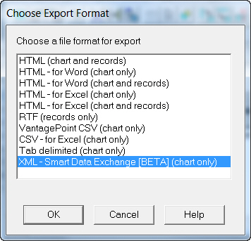 Export the XML